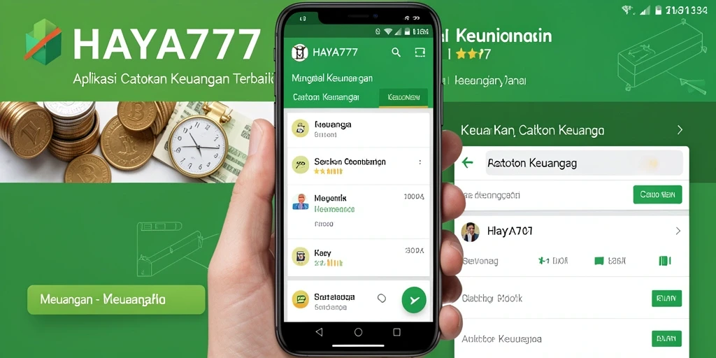 Tampilan antarmuka HAYA777 yang sederhana dan mudah digunakan untuk catatan keuangan.